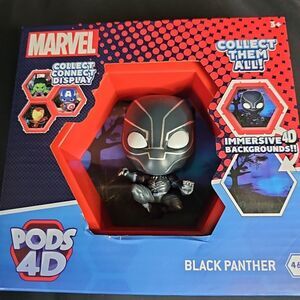 WOW! PODS 4D Marvel Black Panther Unique Connectable Collectable Bobble-head 462